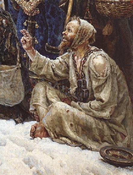 The Boyarina Morozova, Vasilij Surikov, 1887, detail 2
