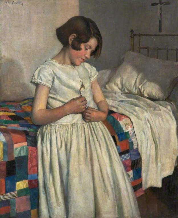 Cundell, Nora Lucy Mowbray, 1889-1948; The Patchwork Quilt