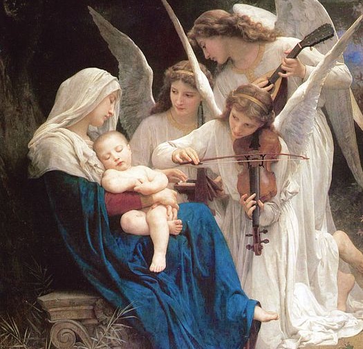 William-Adolphe Bouguereau Song of the Angels 1881