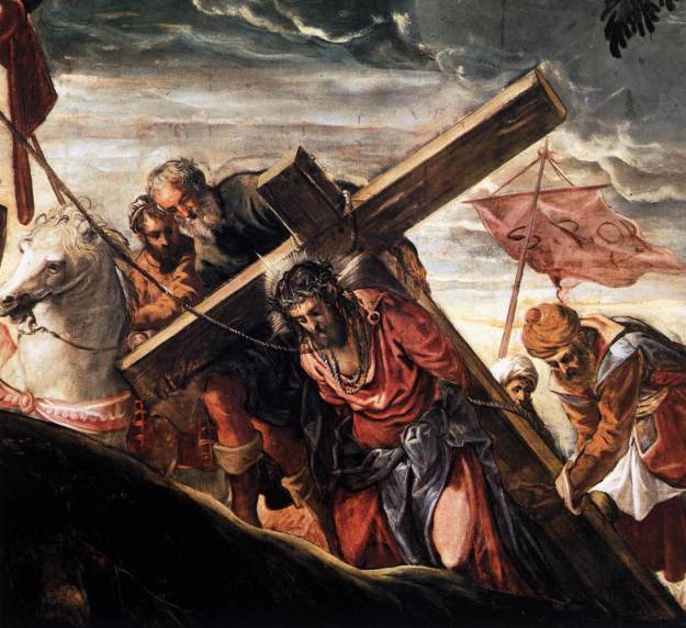 Jacopo Tintoretto The Ascent to Calvary (1566-67)(detail)