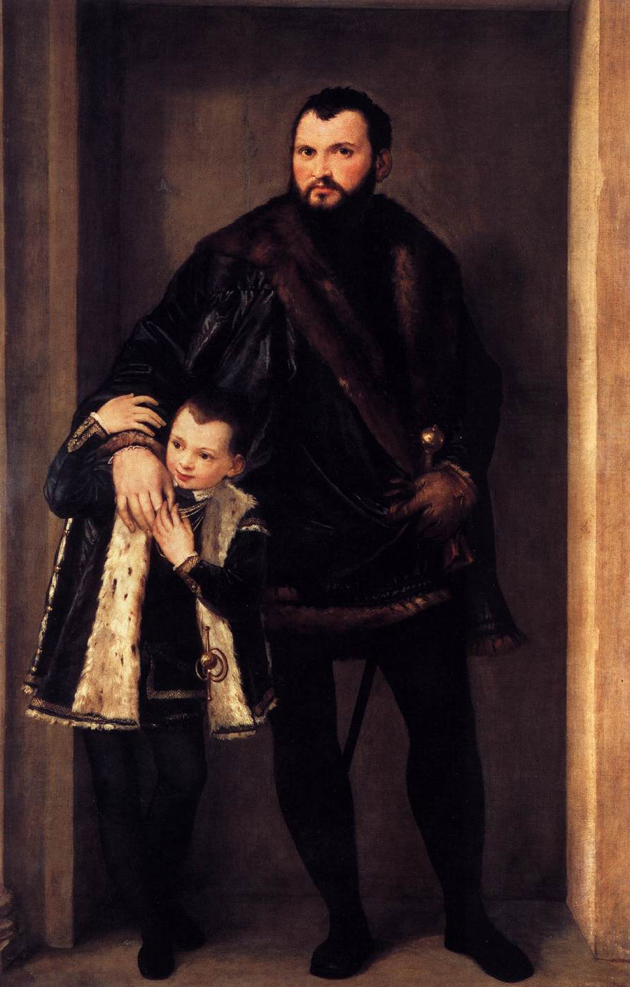 Paolo_Veronese_-_Portrait_of_Count_Giuseppe_da_Porto_with_his_Son_Adriano